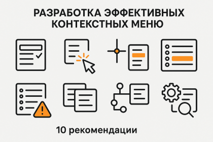Разработка эффективных контекстных меню: 10 рекомендаций