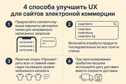 4 способа улучшить UX для сайтов электронной коммерции